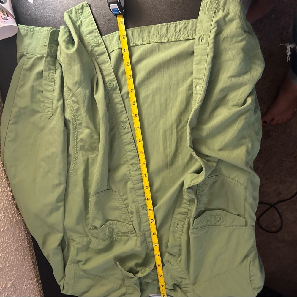 Columbia Women's Olive Green Omni Shade Protection Long Sleeve Size Xl - Picture 10 of 10